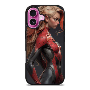 SPIDER GIRL SEXY CARTOON MARVEL COMICS iPhone 16 Plus Case Cover