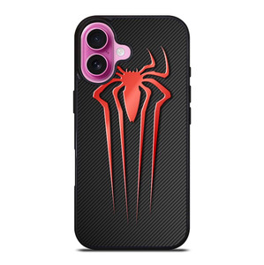 SPIDERMAN CARBON LOGO iPhone 16 Plus Case Cover