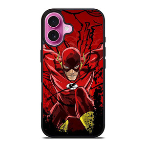 THE FLASH CARTOON DC COMIC iPhone 16 Plus Case Cover