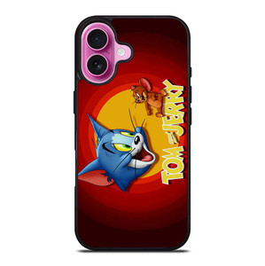 TOM AND JERRY Logo iPhone 16 Plus Case Cover