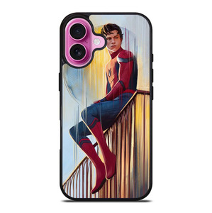 TOM HOLLAND SPIDERMAN ART iPhone 16 Plus Case Cover