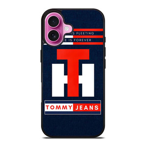 TOMMY HILFIGER JEANS TH LOGO STYLE IS FOREVER iPhone 16 Plus Case Cover