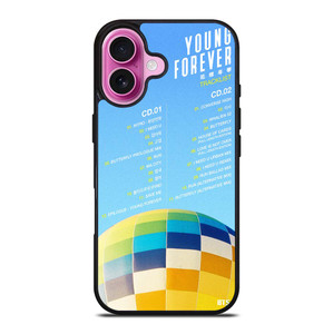 TRACKLIST BANGTAN BOYS YOUNG FOREVER iPhone 16 Plus Case Cover