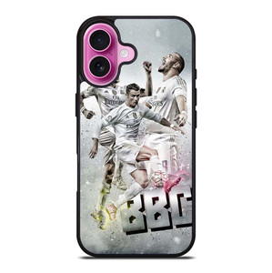 TRIO BBC REAL MADRID iPhone 16 Plus Case Cover