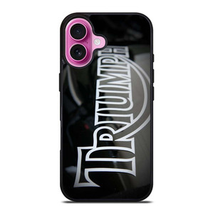 TRIUMPH MOTORCYCLE EMBLEM iPhone 16 Plus Case Cover
