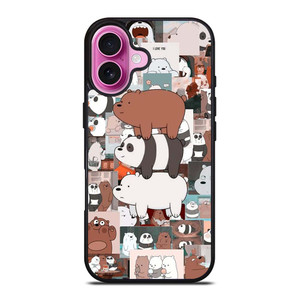 WE BARE BEARS COLLAGE iPhone 16 Plus Case Cover