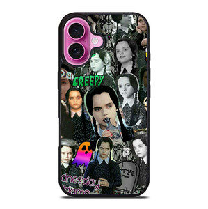 WEDNESDAY ADDAMS COLLAGE iPhone 16 Plus Case Cover