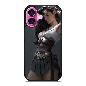 WONDER WOMAN BEAUTIFUL SUPERHERO DC COMIC iPhone 16 Plus Case Cover