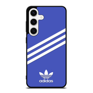 ADIDAS ORIGINALS STRIPES ROYAL BLUE Samsung Galaxy S24 Case Cover