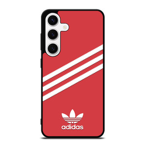 ADIDAS ORIGINALS STRIPES SCARLET RED Samsung Galaxy S24 Case Cover