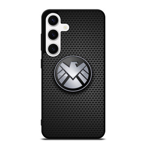 AGENTS OF SHIELD MARVEL LOGO METAL Samsung Galaxy S24 Case Cover
