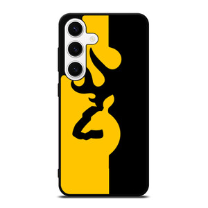 BROWNING LOGO BLACK YELLOW Samsung Galaxy S24 Case Cover