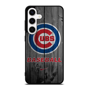 CHICAGO CUBS WOODEN LOGO Samsung Galaxy S24 Case Cover