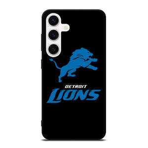 DETROIT LIONS BLACK LOGO Samsung Galaxy S24 Case Cover