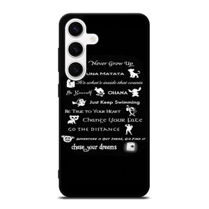 DISNEY LESSONS BLACK Samsung Galaxy S24 Case Cover