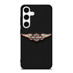 HARLEY DAVIDSON LOGO MOTORCYCLES COMPANY CARBON Samsung Galaxy S24 Case Cover