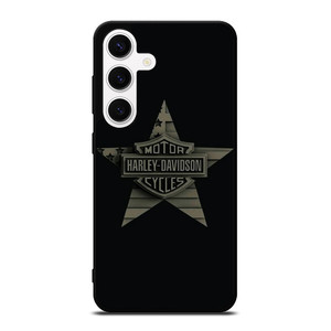 HARLEY DAVIDSON MOTORCYCLES COMPANY LOGO STAR Samsung Galaxy S24 Case Cover