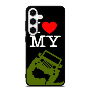 I LOVE MY JEEP Samsung Galaxy S24 Case Cover
