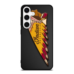 INDIAN MOTOR CYCLE CARBON LOGO Samsung Galaxy S24 Case Cover