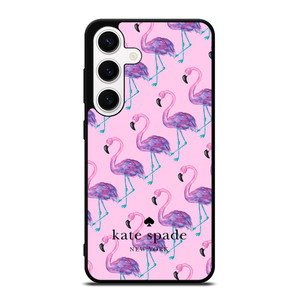 KATE SPADE NEW YORK LOGO FLAMENGOS PATTERN Samsung Galaxy S24 Case Cover