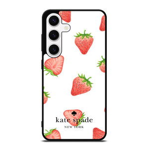 KATE SPADE NEW YORK LOGO STRAWBERRY ICON Samsung Galaxy S24 Case Cover