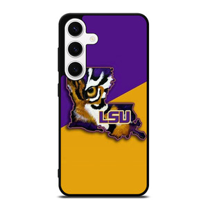 LSU TIGERS LOGO LOUSIANA STATE UNIVERSITY BASKETBALL Samsung Galaxy S24 Case Cover