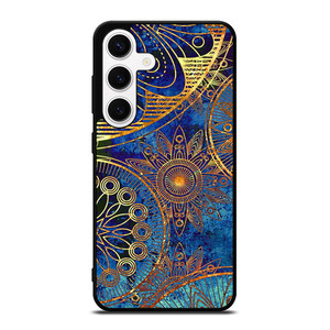 MANDELA BLUE GOLD PATTREN Samsung Galaxy S24 Case Cover