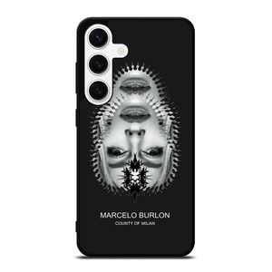 MARCELO BURLON MILAN UPSIDE DOWN FACE Samsung Galaxy S24 Case Cover