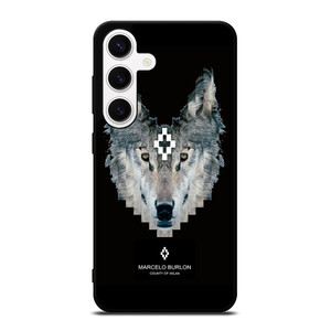 MARCELO BURLON WOLF LOGO Samsung Galaxy S24 Case Cover