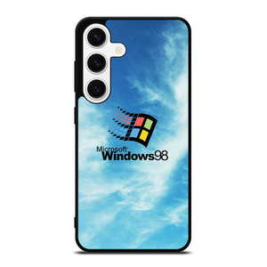 MICROSOFT WINDOWS 98 RETRO LOGO Samsung Galaxy S24 Case Cover