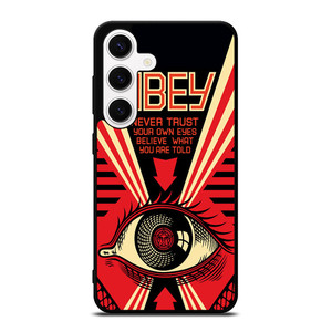 OBEY NEVER TRUST YOUR OWN EYES Samsung Galaxy S24 Case Cover