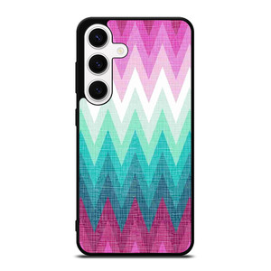 OMBRE PASTEL CHEVRON Samsung Galaxy S24 Case Cover