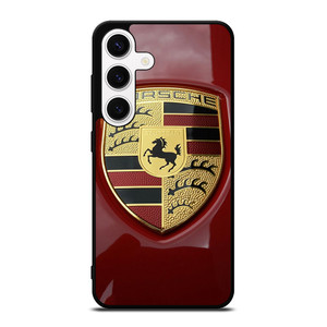 PORSCHE LOGO EMBLEM RED Samsung Galaxy S24 Case Cover