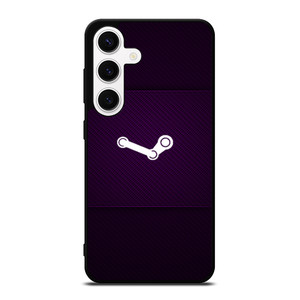 STEAM GAME PURPLE ICON Samsung Galaxy S24 Case Cover