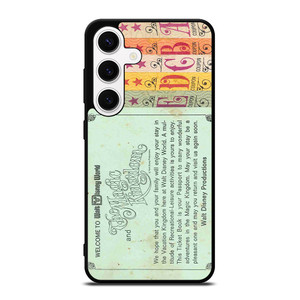 WORLD DISNEY TICKET BOOK Samsung Galaxy S24 Case Cover