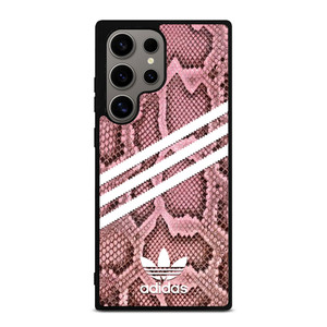 ADIDAS ORIGINALS STRIPES PINK SNAKE SKIN Samsung Galaxy S24 Ultra Case Cover