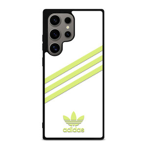 ADIDAS ORIGINALS STRIPES WHITE YELLOW Samsung Galaxy S24 Ultra Case Cover