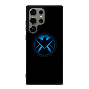 AGENTS OF SHIELD MARVEL LOGO BLUE Samsung Galaxy S24 Ultra Case Cover