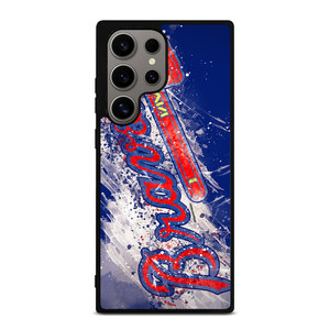 ATLANTA BRAVES ART LOGO Samsung Galaxy S24 Ultra Case Cover