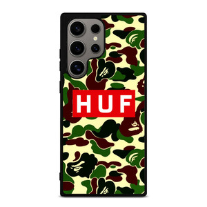 BAPE CAMO HUF Samsung Galaxy S24 Ultra Case Cover