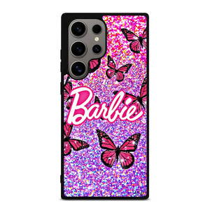 BARBIE BUTTERFLY LOGO ICON PINK Samsung Galaxy S24 Ultra Case Cover