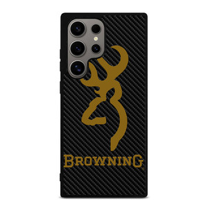BROWNING LOGO CARBON Samsung Galaxy S24 Ultra Case Cover