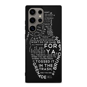 BRUNO MARS LYRICS Samsung Galaxy S24 Ultra Case Cover