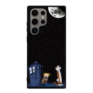 CALVIN AND HOBES TARDIS BOX Samsung Galaxy S24 Ultra Case Cover