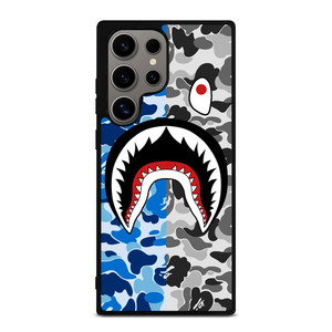 CAMO BAPE SHARK Samsung Galaxy S24 Ultra Case Cover
