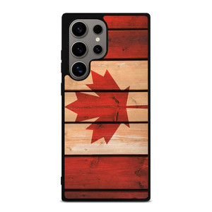 CANADA FLAG WOOD Samsung Galaxy S24 Ultra Case Cover