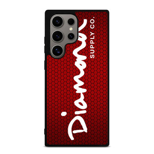 DIAMOND SUPPLY CO RED CARBON Samsung Galaxy S24 Ultra Case Cover
