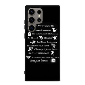 DISNEY LESSONS BLACK Samsung Galaxy S24 Ultra Case Cover