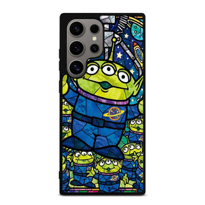 DISNEY TOY STORY ALIEN ART GLASS Samsung Galaxy S24 Ultra Case Cover