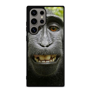 FUNNY MACACA NIGRA MONKEY SELFIE Samsung Galaxy S24 Ultra Case Cover